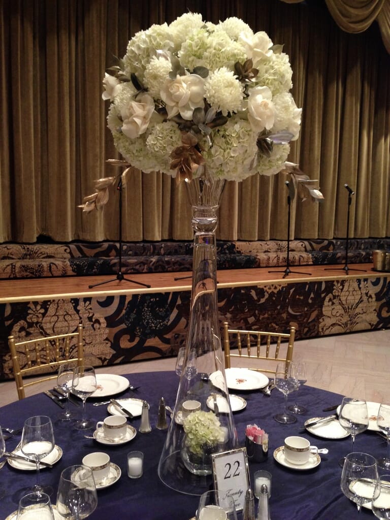 fundraising event flowers